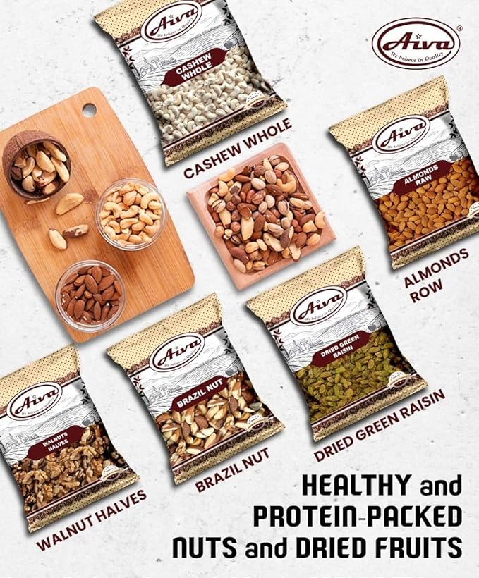 AIVA Natural Whole Raw Almonds - 5 lb Grown in the USA Raw Whole Almonds