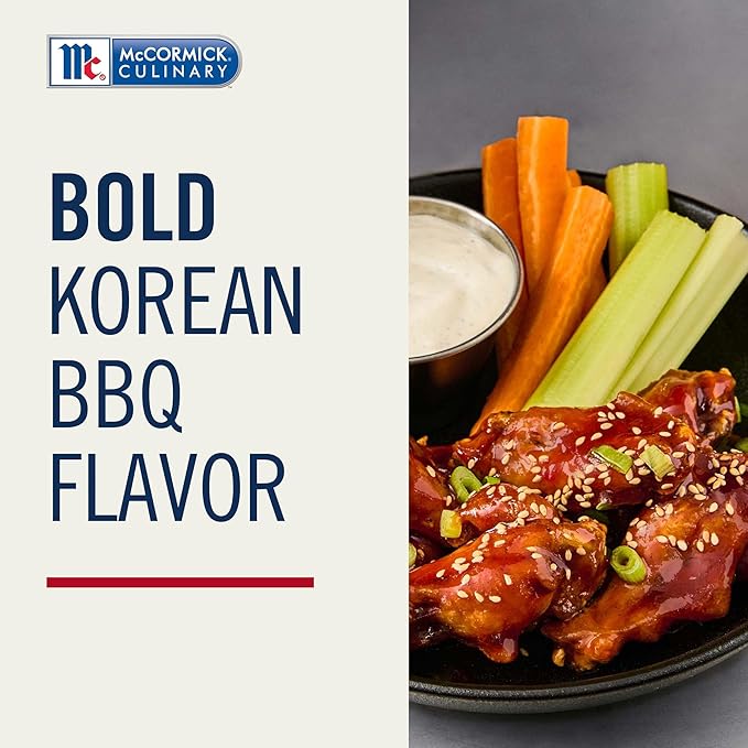 McCormick Culinary Seasoning Korean BBQ Gochujang Style No MSG Added Gluten Free For Culinary &amp Professional Kitchens 24.5 oz (Pack of 6)
