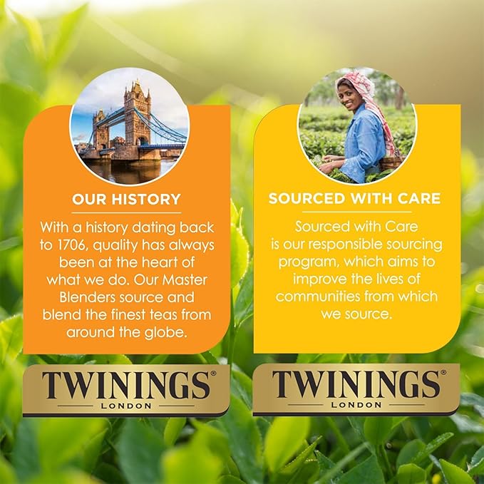 Twinings Chai Black Tea K-Cup Pods for Keurig 24 Count (Pack of 2) Naturally Sweet and Savoury Spice Flavours Caffeinated Enjoy Hot or Iced