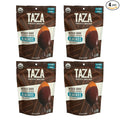 Taza Chocolate Organic Chocolate Covered Almonds 87% Wicked Dark Chocolate Vegan 3.5 Ounce (4 Count)