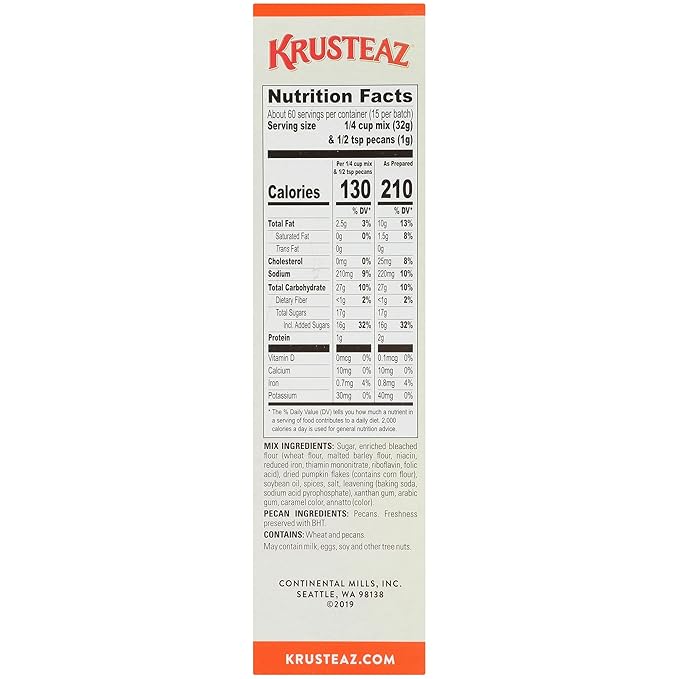 Krusteaz Pumpkin Spice Quick Bread Mix