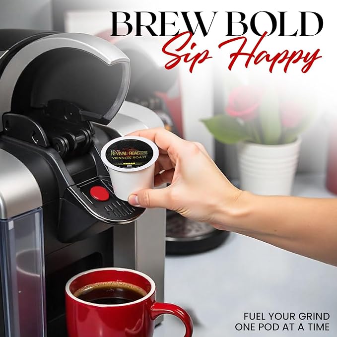 InfuSio Coffee Pods – 96 Count Viennese Roast (Dark Roast Coffee) Single Serve Coffee Pods for Keurig K Cup® Brewers Compatible with Keurig 2.0 Brewers