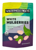 Wilderness Poets White Mulberries - Organic &amp Raw - Bulk Dried Mulberries - (80 Ounce - 5 Pound)