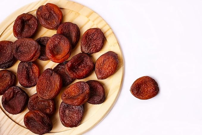 Arashan Natural Black Dried Apricots from Kyrgyzstan 1lb - Unsulphured Sun-Dried No-Added Sugar Sweet and Tangy Ideal for Snacking Baking and Nutritious Trail Mixes Pack of 2
