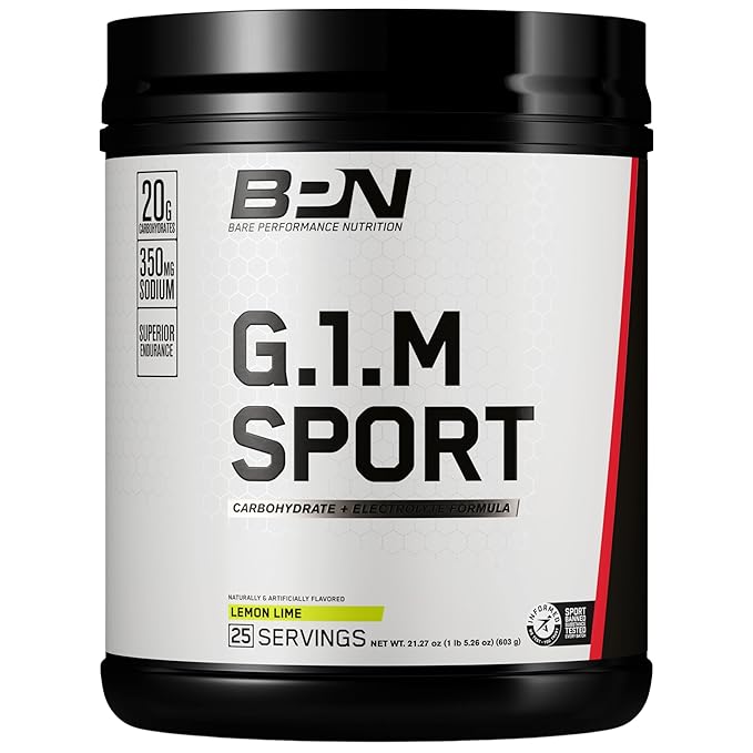 BARE PERFORMANCE NUTRITION BPN Go Bar &amp G.1.M Sport Lemon Lime Bundle