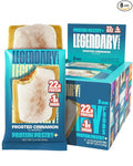 Legendary Foods 22g Protein Pastry 0g Added Sugar Low Carb Gluten Conscious Keto Snack Ideal for Glucose Management Includes Whey Protein Isolate 8 Pack Frosted Cinnamon