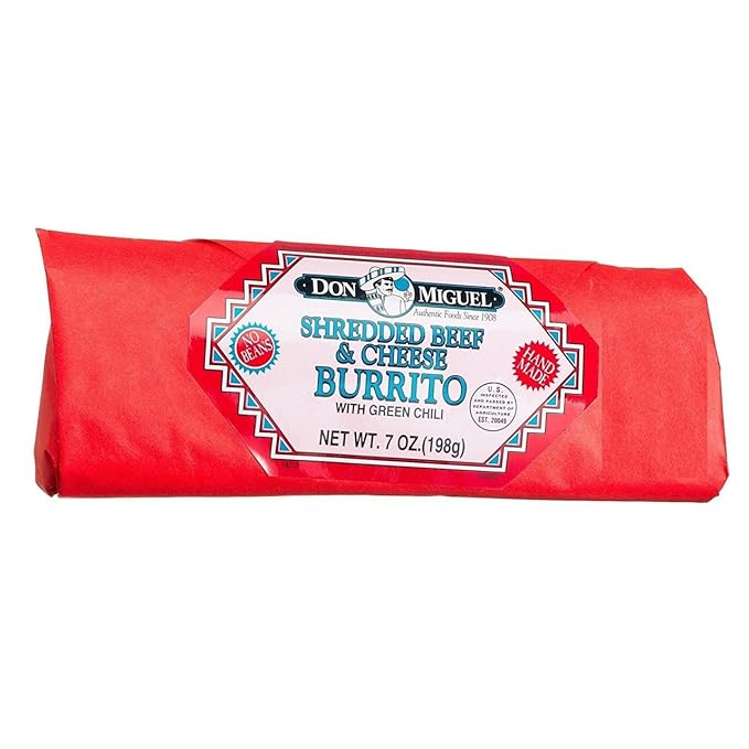 Don Miguel Individually Wrapped Beef and Cheese Burrito 7 oz. (12 per case)