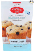 Miss Jones Baking Co Keto and Paleo Blueberry Muffin and Bread Mix Gluten Free Paleo Friendly Keto Friendly No Sugar Added 10.57 Ounce (Pack of 6)