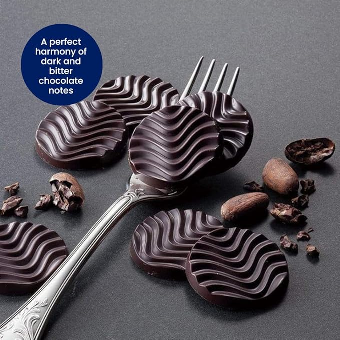 ROYCE' Pure Chocolate Mild Bitter &amp Extra Bitter - Assortment of Dark and Bitter Chocolates | Ideal for Baking and Desserts | Japanese Chocolate from Hokkaido (40 Pieces of Chocolate)