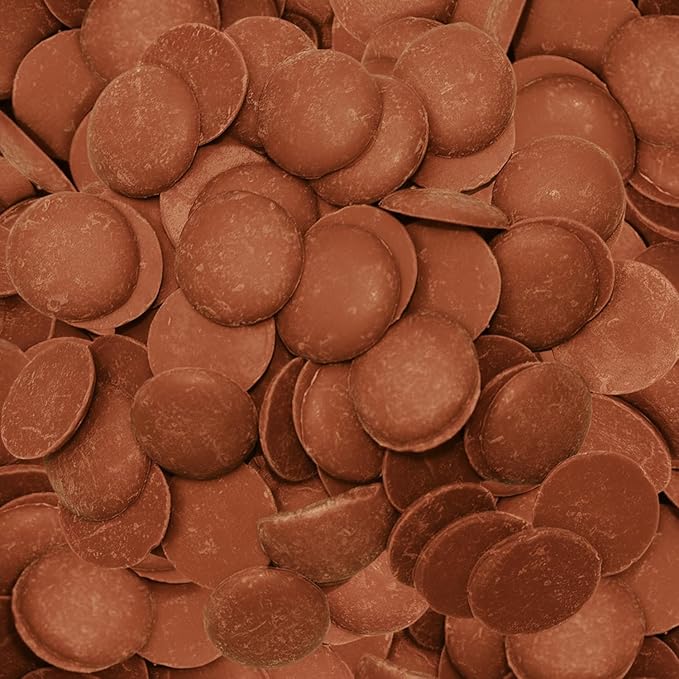 4 LB Resealable Bag Milk Chocolate Lite Cocoa Melting Wafers Easy Melt Candy Coating Chocolate for Baking Cake Pops Candy Making Dipping Decorating No Tempering Required Bulk Holiday Supplies