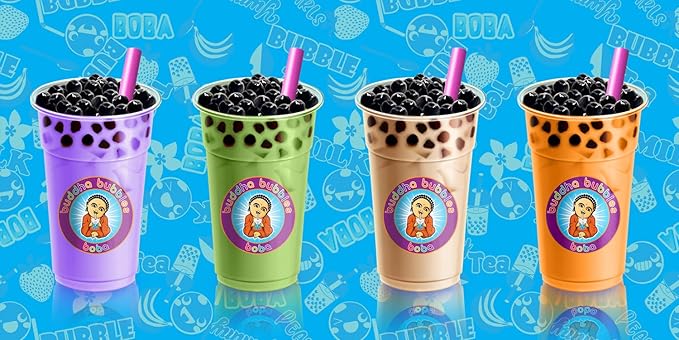 Primium COCONUT Boba/Bubble Tea Drink Mix Powder By Buddha Bubbles Boba (2.2 Pounds / 1 Kg)