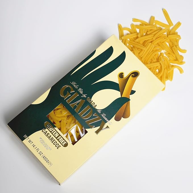 Giadzy by Giada De Laurentiis 3 Pack Gluten Free Variety Pasta - includes Caserecce Taccole &amp Mezzi Rigatoni- Made in Italy Artisanal Clean Ingredients - Non GMO