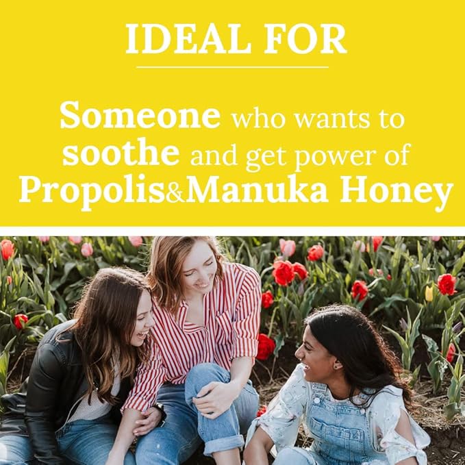 (Pack of 2) Hi Well Propolis Manuka Honey Lozenges Lemon&ampManuka Honey 500g