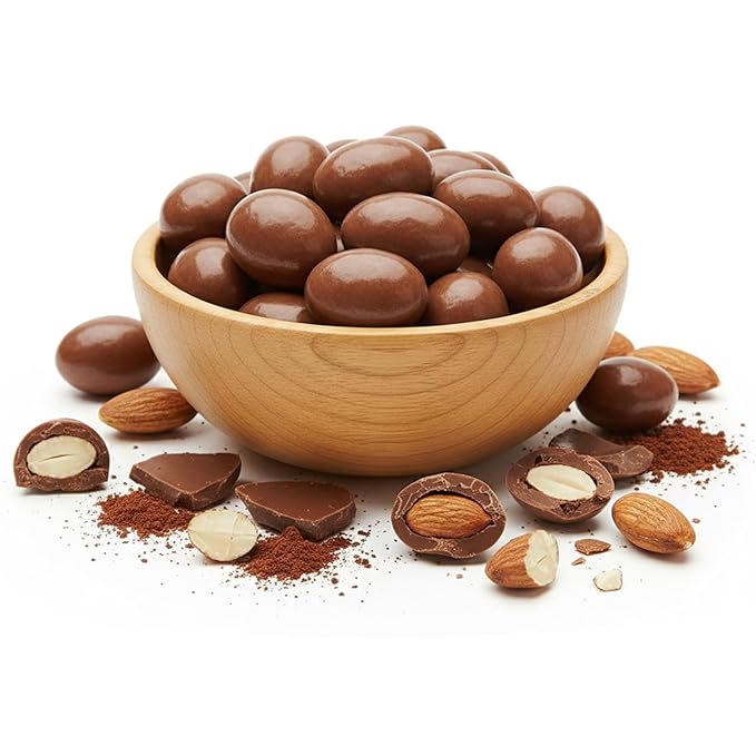 NY Spice Shop Milk Chocolate Covered Almonds - 3 Pound Chocolate Coated Almonds - Holiday Sweet Nut Snacks Festive Gourmet Treat Party Favors Candy Buffet Gift Seasonal Snacks