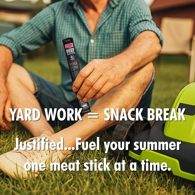 Jerky.com 100% Beef Stick - 26 Pack | All Natural Beef Meat Sticks | High Protein Keto-Friendly No Sugar No MSG Gluten-Free | Individually Wrapped Jerky Gifts for Men