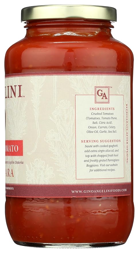 Gino Angelini Marinara Classic Tomato Sauce