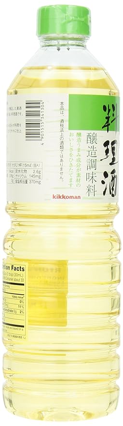 Kikkoman Ryorishi Cooking Sake Seasoning 33.8 Ounce (Pack of 3)