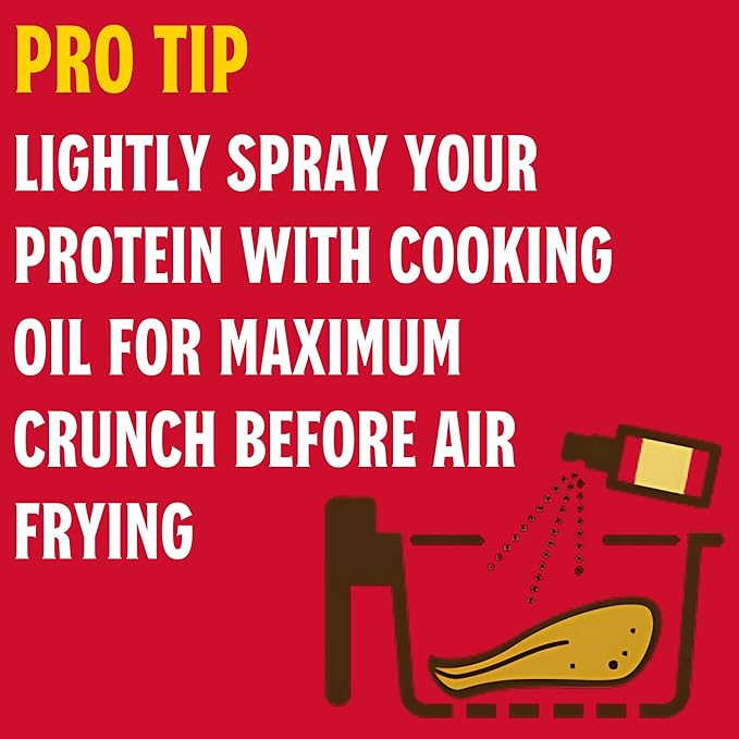 Louisiana Fish Fry Air Fryer Chicken Coating Mix 5 oz (Pack of 6) Each Box Coats 2 lbs of Chicken - Easy to Cook Air Fried Chicken - Crispy Texture Delicious Flavor