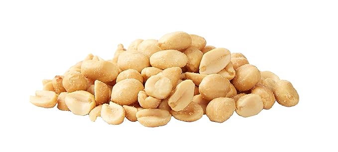 Amazon Brand Happy Belly Whole Raw Almonds (48 Ounce) and Roasted and Salted Peanuts (44 Ounce)