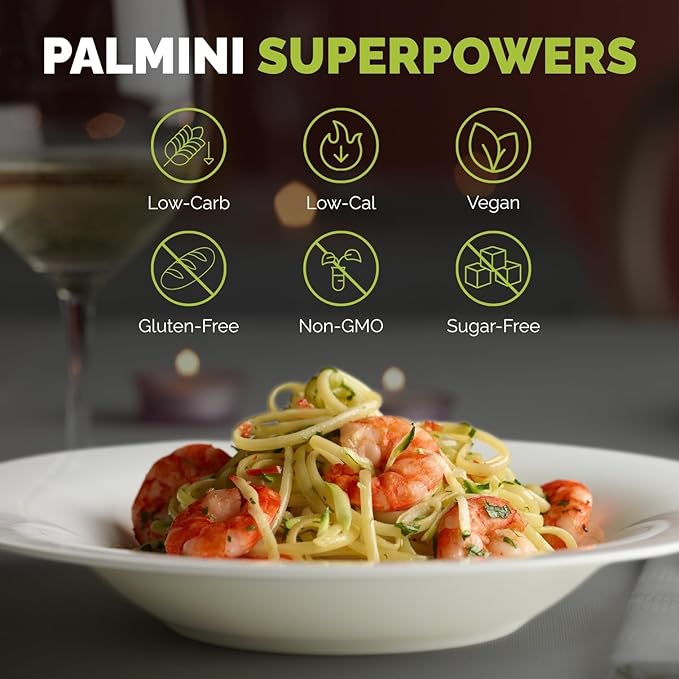 NEW! Palmini Pouch VARIETY PACK | Linguine | Angel Hair | Lasagna | Rice | Mashed | 4g of Carbs | As Seen On Shark Tank | Gluten Free (12 Ounce)