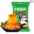 JTEDZI 4 Packs Chinese Glass Noodles Sweet Potato Glass Noodles Chewy Wide Glass Noodles Gluten-free Vegan Kosher Hot Pot Noodles for Japchae Dish and Soup 宽粉 8.8oz per Pack (Pack of 4)