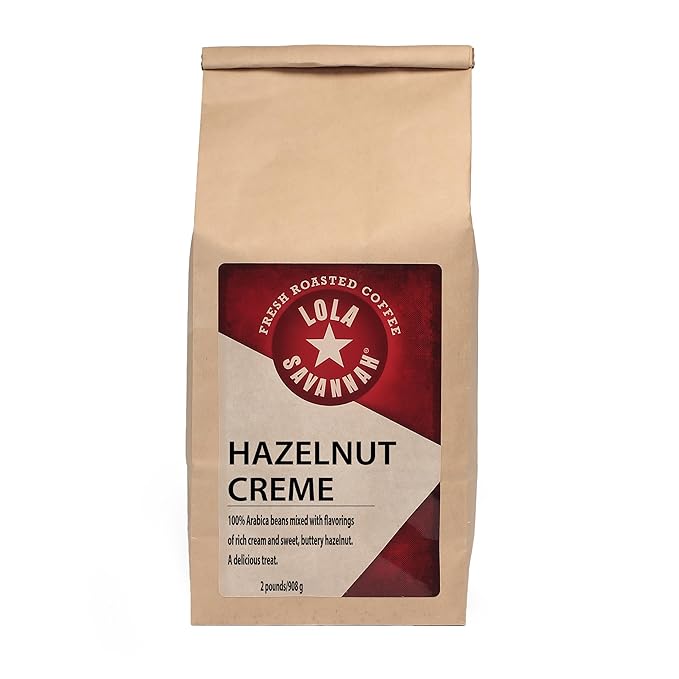 Lola Savannah Hazelnut Crème Whole Bean Caffeinated Coffee 2lb