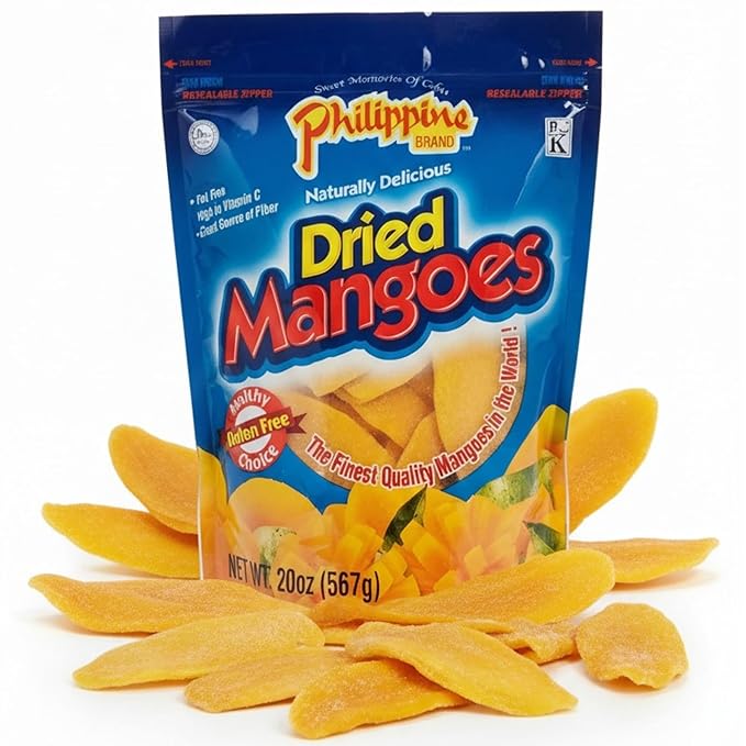 Philippine Brand Dried Mango 20-Ounce Pouches
