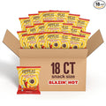 Hippeas Chickpea Puffs Flavor Blast: Blazin' Hot 0.75 Ounce (Pack of 18) 3g Protein 2g Fiber Vegan Gluten-Free Crunchy Plant Protein Snacks