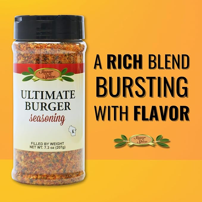 Sugar 'N Spice Grilling and Cooking Combo Set (Ultimate Burger Smokehouse BBQ Garlic Pepper Salt &amp Pepper)