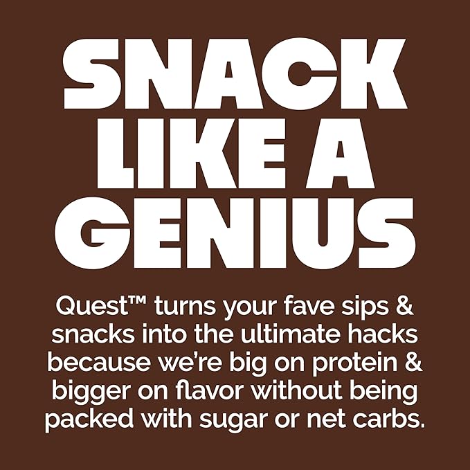 Quest Nutrition Protein Bar Peanutty Caramel Flavor 15g Protein 2g Sugar Low Sugar Gluten Free 12 Count