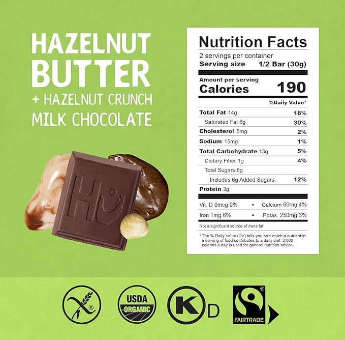 Hu Grass-Fed Milk Chocolate SAMPLER PACK | Hazelnut Butter Cashew Butter Almond Coconut Crunch Almond Crunch Simple Milk | Natural Ingredients Organic Milk Gluten Free Paleo Non GMO Fair Trad