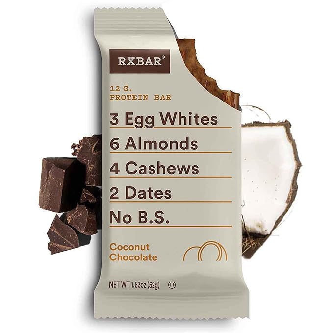 RXBAR Protein Bars 12g Protein Gluten Free Snacks Variety Pack (28 Bars)