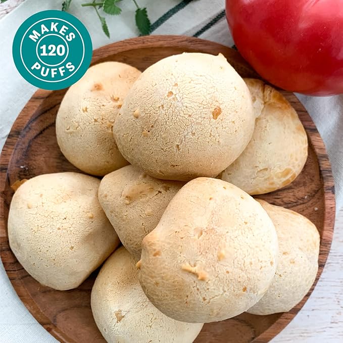 Judee's Brazilian Cheese Bread Mix 5 lb - Non-GMO and Just Add Water- Great for preparing in advance and making fresh - Gluten-Free and Nut Free Facility