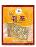 ROM AMERICA Dried Filefish Fillet Jerky - Traditional Korean Roasted File Fish Seafood Snack Jwipo 쥐포 - 16oz (Pack of 1)