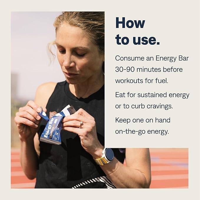 UCAN Energy Snack Bars Chocolate Fudge All Natural Low Sugar Non-GMO Gluten-Free Keto-Friendly (12 Pack 1.4 Ounces)