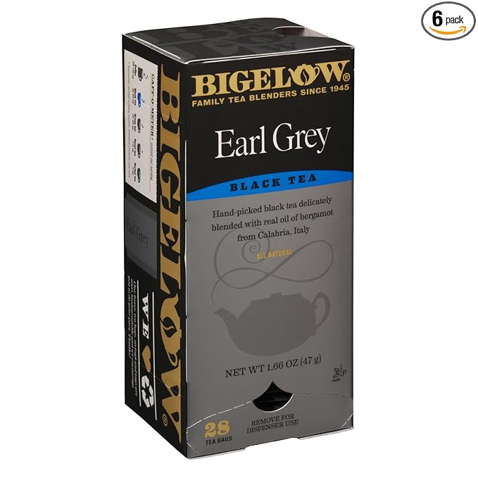 Bigelow Earl Gray Tea 28 Count (Pack of 6)