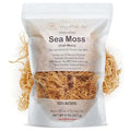 Raw Wildcrafted Gold Sea Moss from St. Lucia Sun-Dried Whole Leaf Irish Moss Natural Wild Sea Moss | Makes 120+ oz Gel | 8 oz Bag