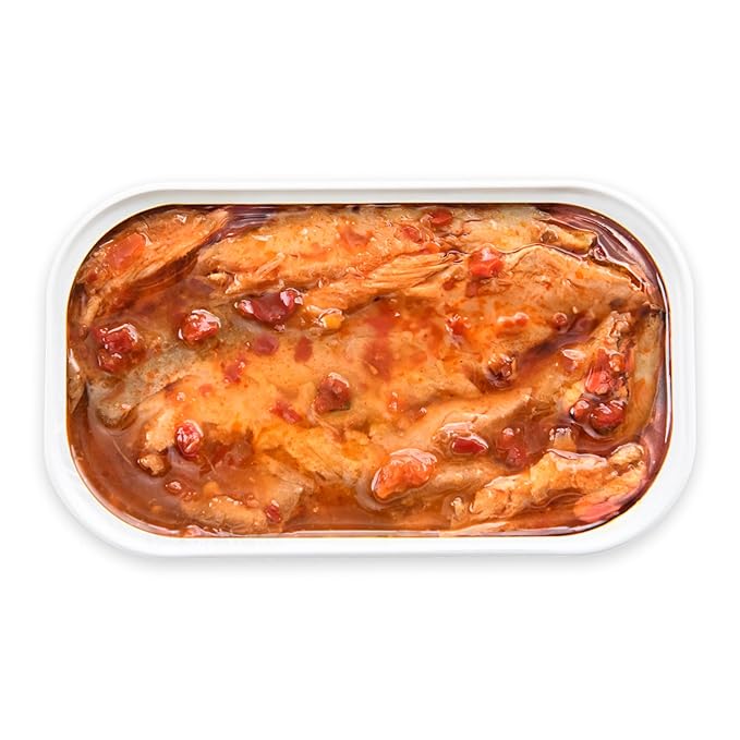 King Oscar Mackerel in Sweet Thai Chili Sauce 4.05 Ounce Can (Pack of 12) Skinless &amp Boneless Wild Caught Canned Mackerel