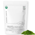 FKRO Organic Ceremonial Grade Matcha Green Tea Powder | 1st Harvest Single Origin Single Okumidori Cultivar | Sugar-free | Flown in Fresh from Japan Every Month (30g/1.06oz) Pouch