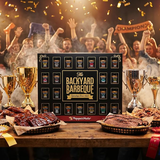 Ultimate 22-Spice Grilling &amp Cooking Gift Set – Gourmet Chef-Approved All-Natural Non-GMO Rubs &amp Seasonings for BBQ Steak Chicken Seafood – Perfect Holiday Christmas Father’s Day &amp