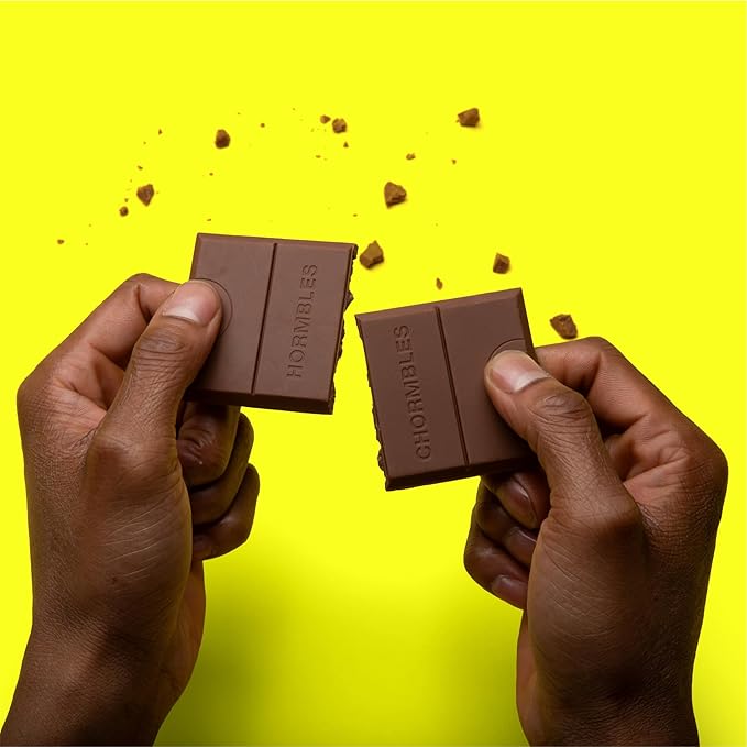 Hormbles Chormbles Protein Candy Bars Classic Milk 10g Protein 0g Sugar 150 Calories Milk Chocolate Candy With Crunchy Pieces Sugar Free Snacks or Dessert 1.13 Oz 12 Pack