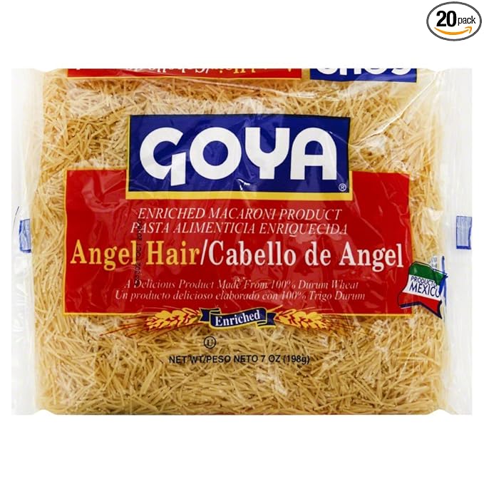 Goya Angel Hair Pasta 7-Ounce (Pack of 2)