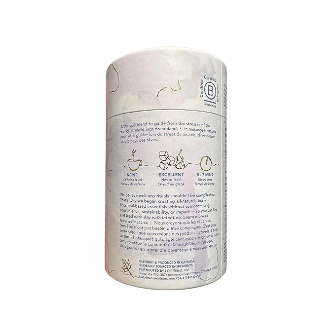 Tease Tea Herbal Sleep Tea - Golden Slumbers Calming and Relaxing Tea Best Sleep Aid Tea Caffeine Free Calming Tea Made with Rooibos Lemon and Peppermint for a Better Quality Deep Sleep