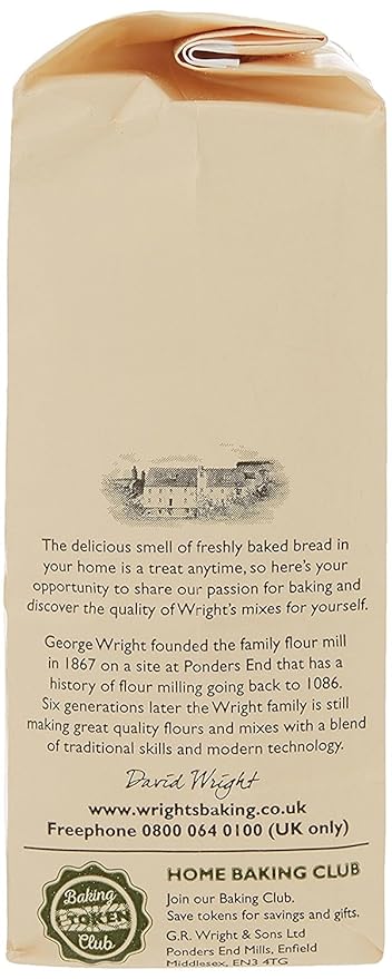 Wrights Bread Mix Premium White 500g