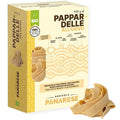 Panarese Premium Organic Tuscan Pappardelle all’uovo Bronze Cut Pasta from Italy - Gourmet Egg Pappardelle - Authentic Italian Pasta (14.1 oz - 400 g)