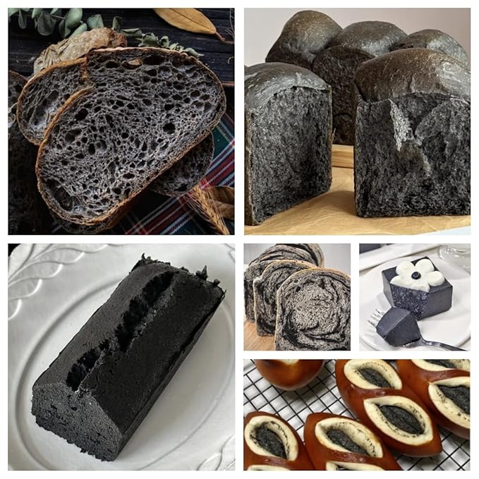 ONETANG Organic Black Sesame PowderPlant BasedGluten-FreeVeganProtein Source No SugarLow Temp RoastedHalalNon-GMOBlack Sesame Paste 12.36 Oz (350g)