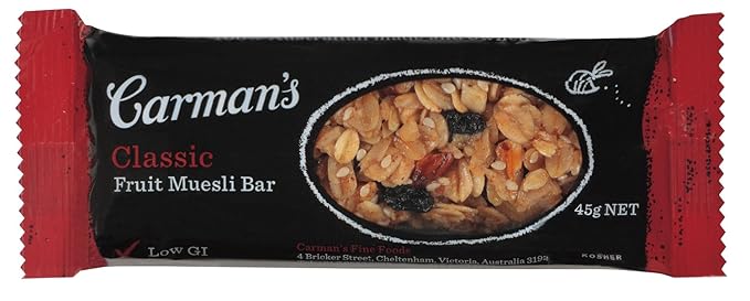 Carman's Classic Fruit Muesli Bar 180 g