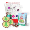 Baketivity Christmas Tree Cookies - DIY Baking Kit for Kids - Fun Little Junior Chef Essential Kitchen Lessons Includes Pre-Measured Ingredients