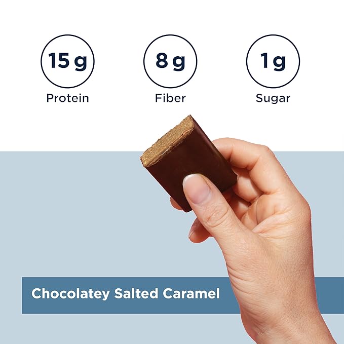 Designs for Health Performance Peptides Bars (12 Bars) | 15 g Whey Protein + 2.4 g PeptiStrong for Muscle &amp Endurance Support – Sweetened with Allulose – Vegetarian Gluten-Free Non-GMO &lt1 g