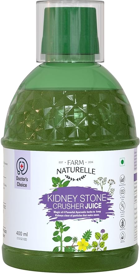 Farm Naturelle-Most Effective juice (Patharchatta juice)-Combination of Patharchatta and Gokhru Beej-400ml+ 55g Infused Forest Honey